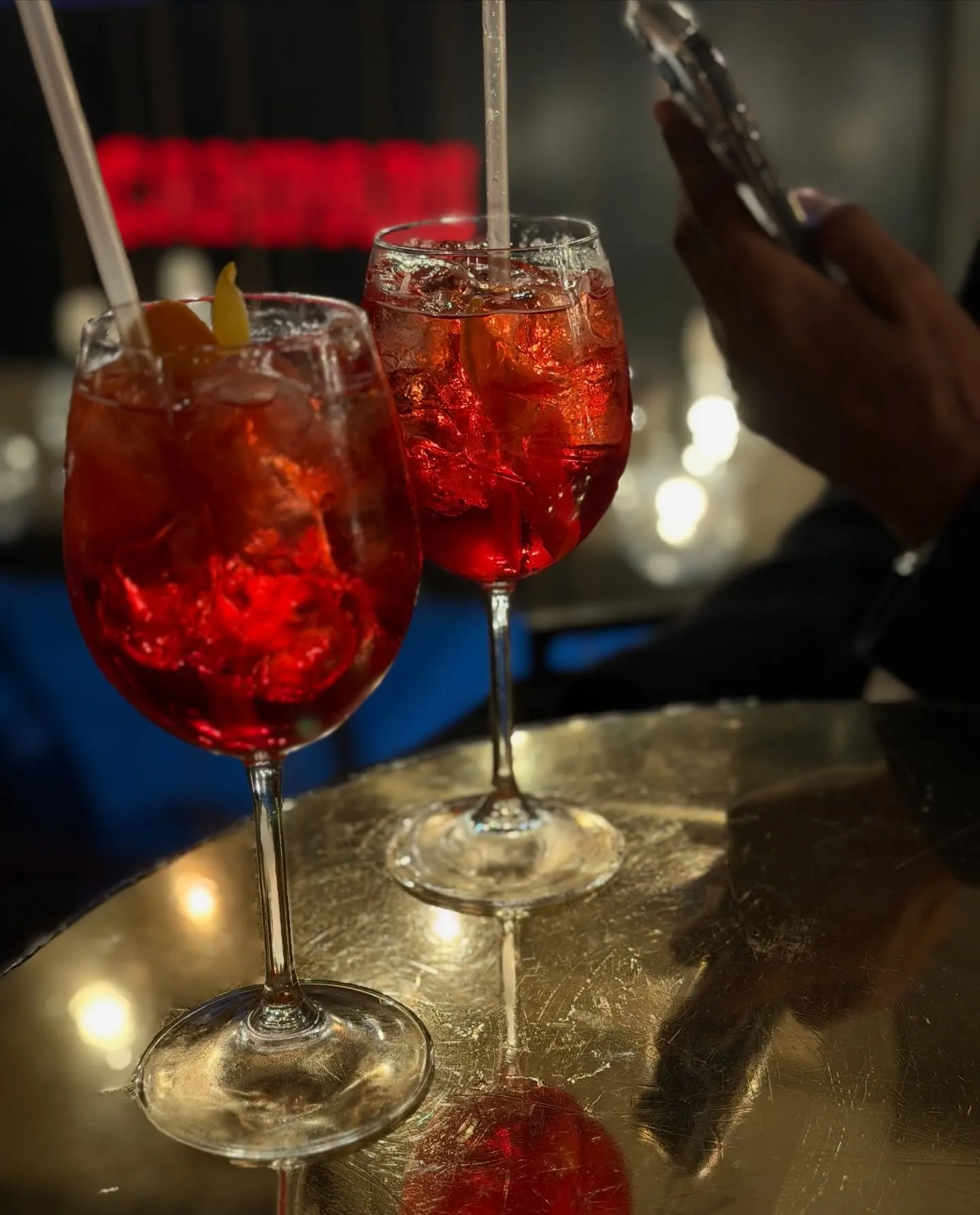 Spritz and pistachios