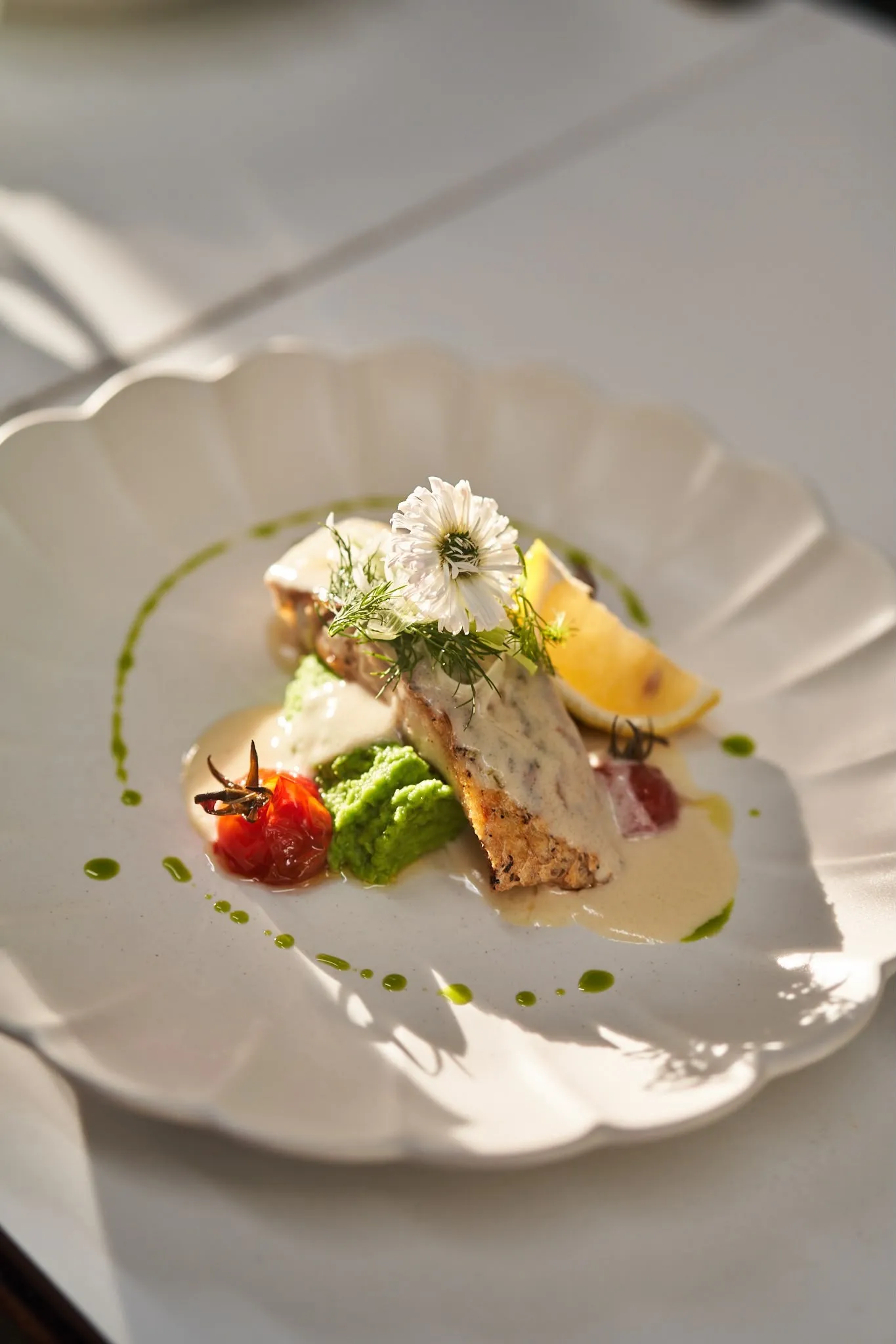 Fish with herbs and citrus
